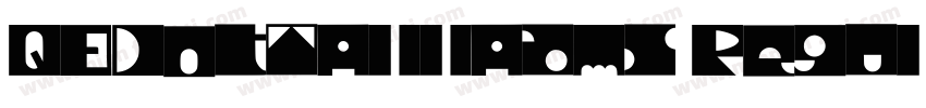 QEDotWilliams Regular字体转换